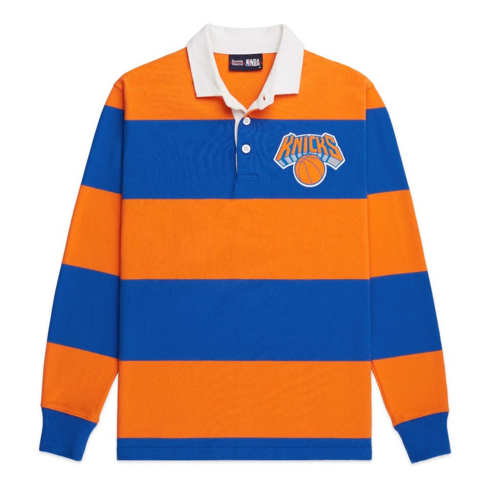 NWT Rowing Blazers x NBA NEW YORK KNICKS BLOCK STRIPE RUGBY